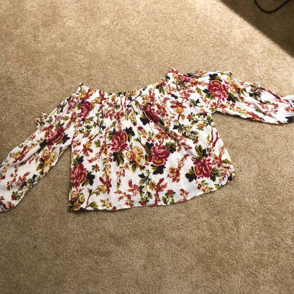 Umgee Off The Shoulder Flowy Top